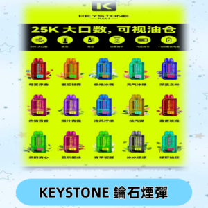 鑰石KEYSTONE FLEX-3 25000口專彈專機套裝|大容量續航