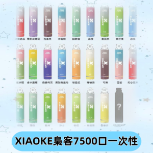梟客XIAOKE|7500口可發光拋棄式電子煙 跑馬燈一次性