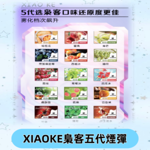 梟客五代煙彈|XIAOKE可替換式電子煙|通用Relx6代|ILIA五代主機